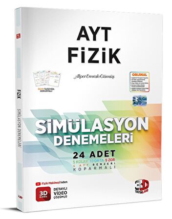 AYT 3D Simülasyon Fizik Denemeleri