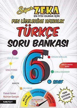 Nartest 6.Sınıf Süper Zeka Türkçe Soru Bankası