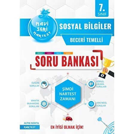 Nartest 7.Sınıf Süper Zeka Sosyal Bilgiler Soru Bankası