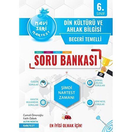 6. Sınıf Mavi Seri Din Kültürü ve Ahlak Bilgisi Soru Bankası