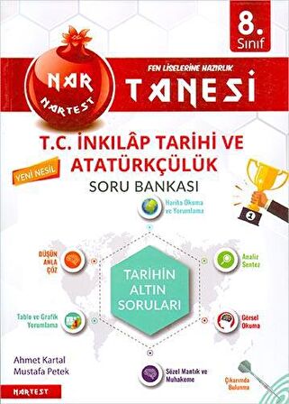 Nartest 8.Sınıf İnkılap Tarihi Soru Bankası