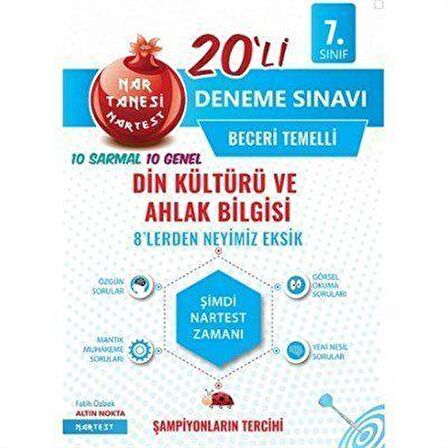 7. Sınıf Mavi Din Kültürü 20 Deneme Sınavı