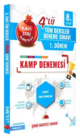 8. Sınıf 1. Dönem Tüm Dersler 4’Lü Kamp Denemesi