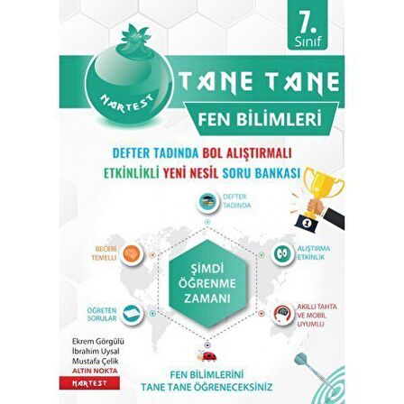 7. Sınıf Fen Bilimleri Yeşil Defter Tadında Tane Tane