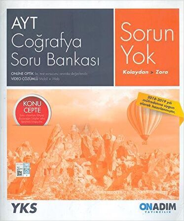 OnAdım AYT Coğrafya Soru Bankası