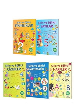  Şirin ve Eğitici Serisi 5 Kitap - Parıltı Yayınları