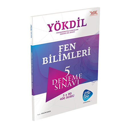 Me Too Publishing Yayınları YÖKDİL Fen Bilimleri 5 Deneme Sınavı