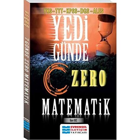 YKS TYT KPSS DGS ALES Yedi Günde Zero Matematik