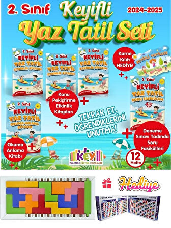 2. Sınıf – Keyifli Yaz Tatili Seti (5 Kitap) key yaz tatil 2024 2025 katamino hadiye