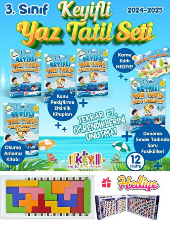 3. Sınıf – Keyifli Yaz Tatili Seti (5 Kitap) key yaz tatil 2024 2025 katamino hadiye