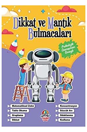 Dikkat Ve Mantık Bulmacaları - Mor Kitap