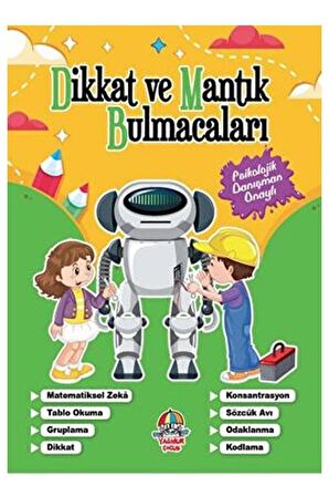 Dikkat Ve Mantık Bulmacaları - Yeşil Kitap