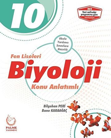 Palme 10.Sınıf Fen Liseleri Biyoloji Konu Anlatımlı - Palme 10 Fen lisesi