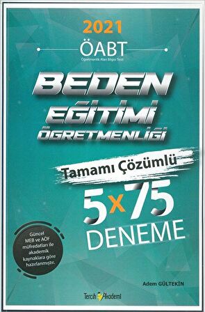 2021 ÖABT Öğretmenlik Alan Bilgisi Beden Eğitimi Tamamı Çözümlü 5 Deneme