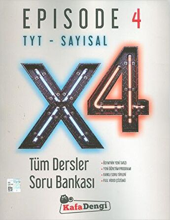 Kafadengi TYT Sayısal X4 Tüm Dersler Soru Bankası Episode - 4