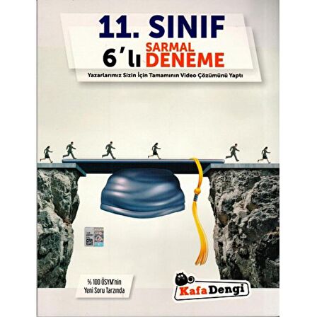 KAFADENGİ 11.SINIFLAR SARMAL DENEME SETİ 6'LI PAKE