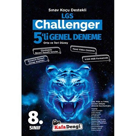 KAFADENGİ 8.SINIF 5'Lİ CHALLENGER PAKET DENEME