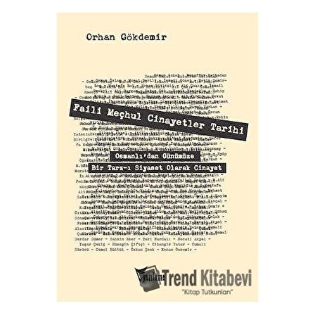 Faili Meçhul Cinayetler Tarihi