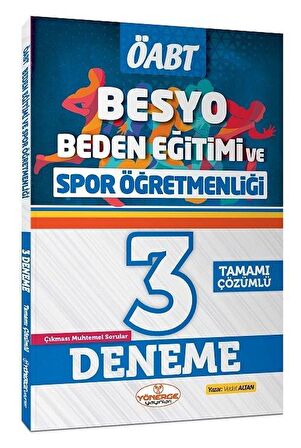 ÖABT Beden Eğitimi ve Spor Öğretmenliği 3 Deneme Çözümlü