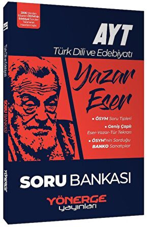 2024 AYT Türk Dili ve Edebiyatı Yazar Eser Soru Bankası