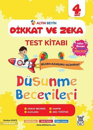Altın Nokta Yayınları 4.Sınıf Bilsem-Kanguru-Olimpiyat Sınavlarına Hazırlık Seti(6 Kitap)