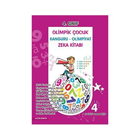 4. Sınıf Olimpik Çocuk - Kanguru-Olimpiyat Zeka Kitabı