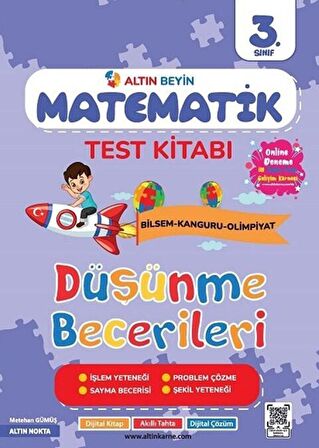 3. Sınıf Altın Beyin Matematik Test Kitabı