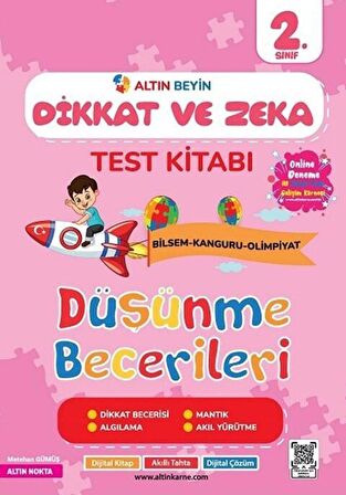 Altın Nokta 2.Sınıf Beyin Dikkat ve Zeka Kitabı