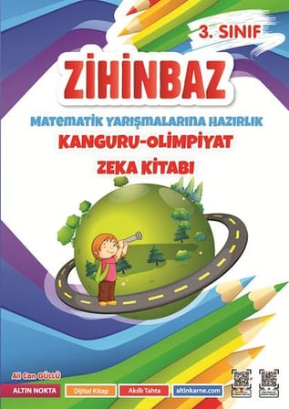 Altın Nokta Yayınları 2-3-4. Sınıf Zihinbaz Matematik Yarışmalarına Hazırlık Kanguru - Olimpiyat Zeka Kitabı(3 Kitap)