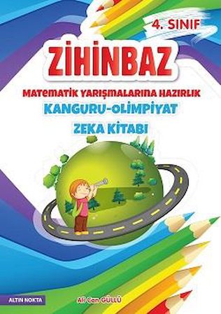 Altın Nokta Yayınları 2-3-4. Sınıf Zihinbaz Matematik Yarışmalarına Hazırlık Kanguru - Olimpiyat Zeka Kitabı(3 Kitap)