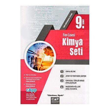 9. Sınıf Fen Lisesi Kimya Seti