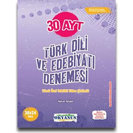 AYT 30 Türk Dili Ve Edebiyatı Denemesi