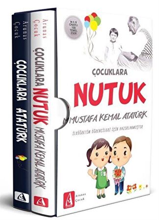 Çocuklar İçin Atatürk Kutulu Set (2 Kitap Takım)