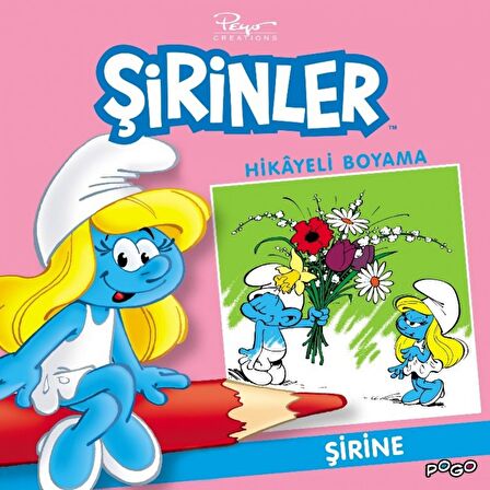 Şirine Hikayeli Boyama - Şirinler