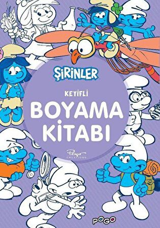 Keyifli Boyama Kitabı - Şirinler