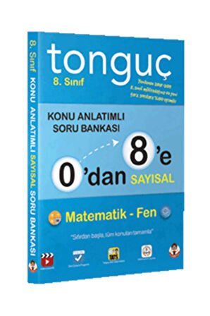 Tonguç 0’dan 8’e Sayısal Konu Anlatımlı Soru Bankası