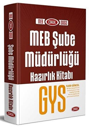 Milli Eğitim Bakanlığı Şube Müdürlüğü GYS Hazırlık Kitabı