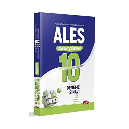 Data ALES Çözümlü 10 Deneme Sınavı