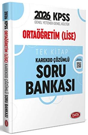 2026 KPSS Ortaöğretim Tek Kitap Öz Anlatımlı Soru Bankası Data Yayınları