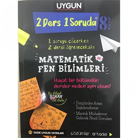 8. Sınıf 2 Ders 1 Soruda Matematik ve Fen Bilimleri