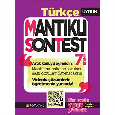 7. Sınıf Mantıklı Son Test Türkçe