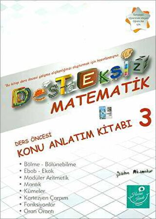 Kartezyen Desteksiz Matematik 3 Ders Öncesi Konu Anlatım Kitabı