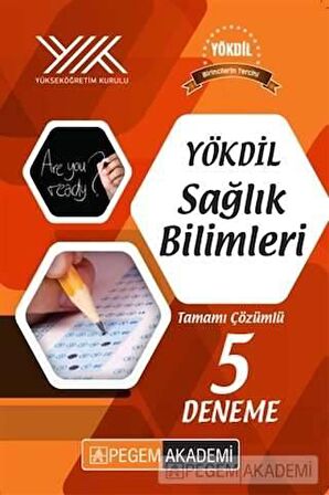 YÖKDİL Sağlık Bilimleri Tamamı Çözümlü 5 Deneme