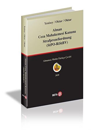 Alman Ceza Muhakemesi Kanunu StrafprozeBordnung (StPO-RiStBV)