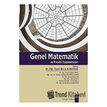 Genel Matematik ve Finans Uygulamaları