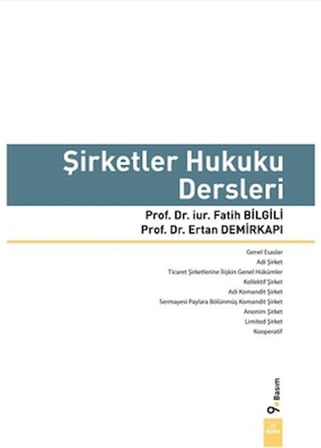 Şirketler Hukuku Dersleri