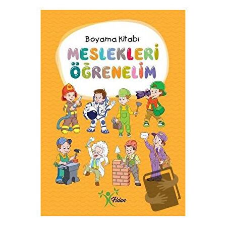 Meslekleri Öğrenelim - Boyama Kitabı