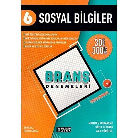 İşleyen Zeka 6.Sınıf Deneme Sosyal Bilgiler 2020