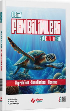 8. Sınıf Fen Bilimleri 3 lü Kuvvet Serisi Seti İşleyen Zeka