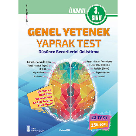 Ata Yayınları 3. Sınıf Genel Yetenek Yaprak Test